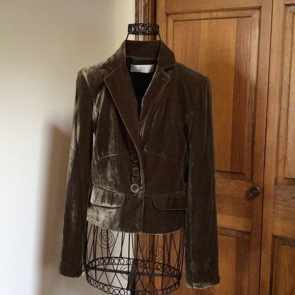 DKNY City velvet jacket size 2 - Picture 2 of 8